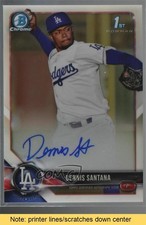 2018 Bowman Chrome Prospect Auto Dennis Santana #CPA-DS Auto READ z5b