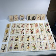 1950 Whitman Old Maid Cards Complete Deck No Box