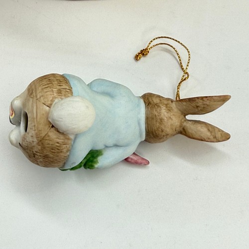 Beatrix Potter Schmid Peter Rabbit 1985 Hand Painted Porcelain Ornament - Bild 6 von 10