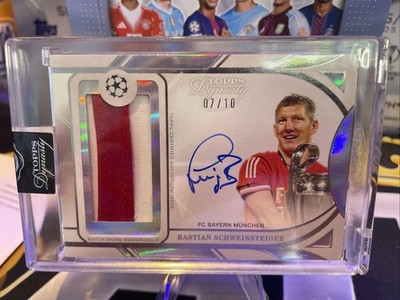 2024-25 Topps Dynasty UCC Bastian Schweinsteiger Patch Auto #07/10 Bayern München