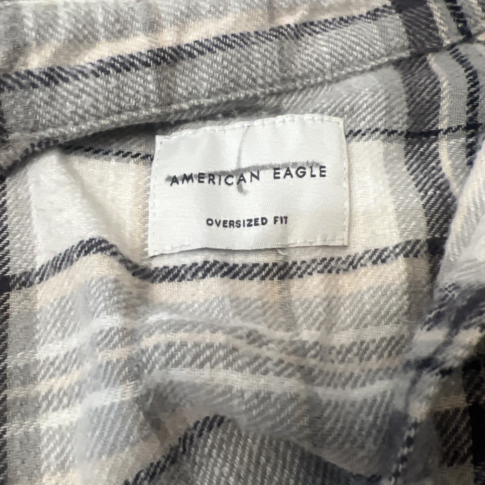 American Eagle Oversized Pullover Flannel Long Sl… - image 5