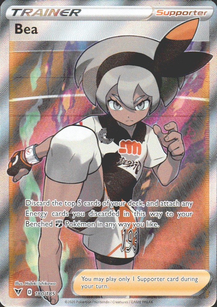 Bea (Full Art) Ultra Rare SWSH04: Vivid Voltage 180/185 NM