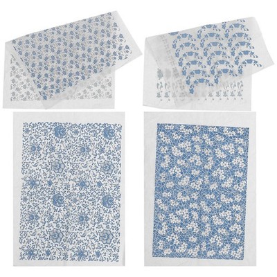 4 Sheets Transferpapier Keramikaufkleber Zuschneidbares Keramik-Transferpapier