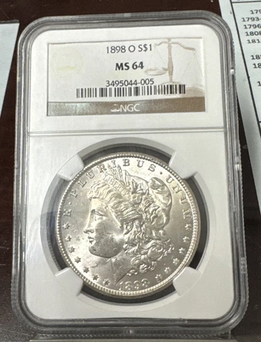 1898-O $1 Morgan Silver Dollar NGC  MS64