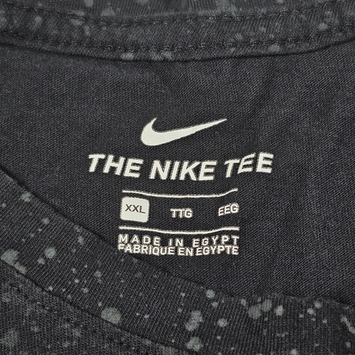 Camiseta Nike Logo Negra Algodón Hombre XXL Usada - Imagen 3 de 8