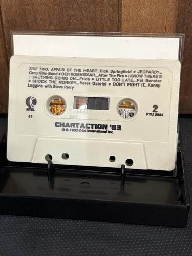 Chart Action 83 Cassette Tape K-Tel Police Gabriel Loggins 1983 Pop Rock - Picture 4 of 5