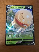 Carta Pokemon promozionale spada e scudo Hisuian Electrode V SWSH294 Full Art