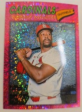 2026 Topps Heritage - Jordan Walker #399 Chrome Pink Sparkle Refractor