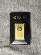 The Perth Mint 1 oz Gold Bar 99.99% Pure Bullion 4000.00 per troy oz