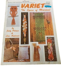 Variety The Spice Of Macrame Judy Palmer Lois Anderson Instruction Purse Jewelry