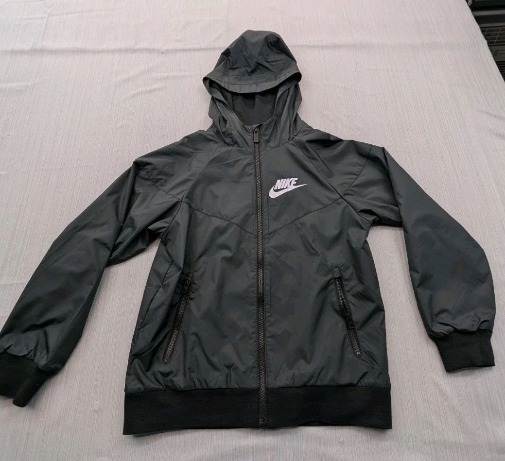 New Nike Windrunner Jacket Youth Sz Small Hoodie Lightweight Mesh Lined