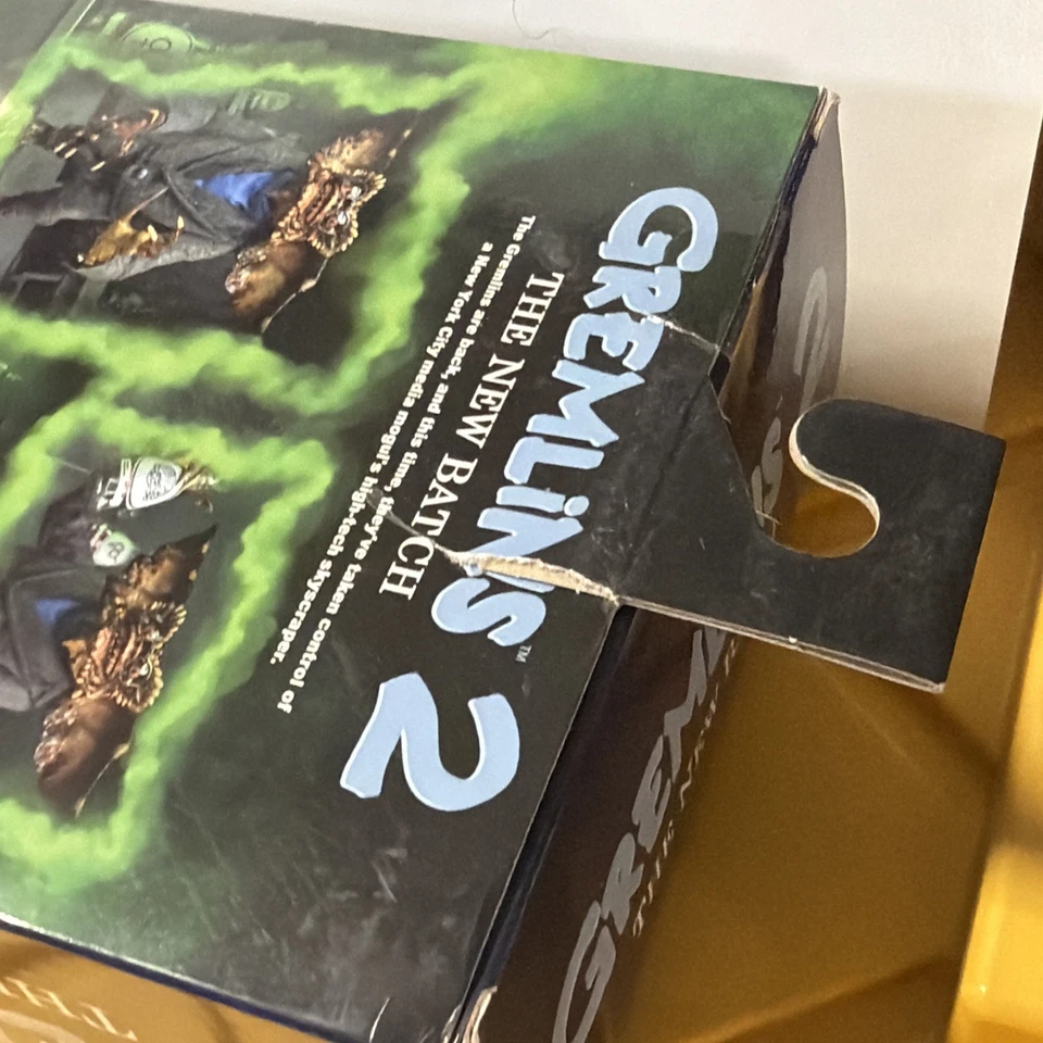 Figura de acción NECA Gremlins 2 The New Batch Brain 7 pulgadas caja dañada Foto 4 de 4