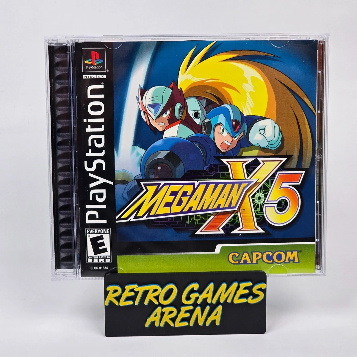 Mega Man X5 Sur PS1 – Version PAL Française, Excellent état, Boîte Complète