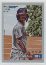 2021 Bowman Heritage Prospects Chrome Refractor 192/199 Armando Cruz #196 0z47