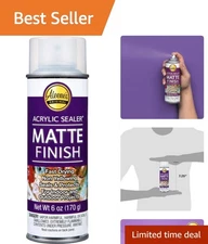 Spray Finish 6oz Acrylic Sealer - Fast Drying for Indoor & Outdoor Projects