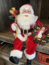 Shelf Sitting Santa Approximately 16 Inches
