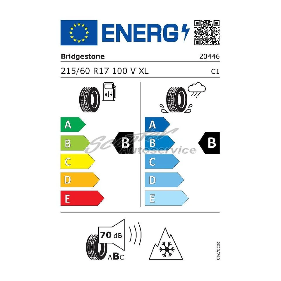 4-er Satz Winter-Reifen Bridgestone Blizzak 6 3PMSF XL 215/60 R 17 100V | 57889 - Bild 2 von 4