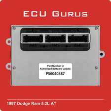 1997 Dodge Ram 5.2l At Engine Computer P56040387 Vin Programmed Ecm Pcm Ecu