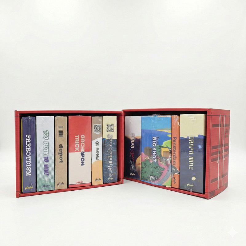 Build Your Own Playte Small Game Box – Pick 1 Board Games + Random (2~4 Games).