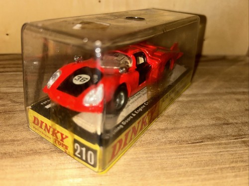 Dinky Toys GB N° 210 Alfa Romeo 33 Tipo Le Mans Mai Giocato In Scatola 1/43 - Foto 2 di 6