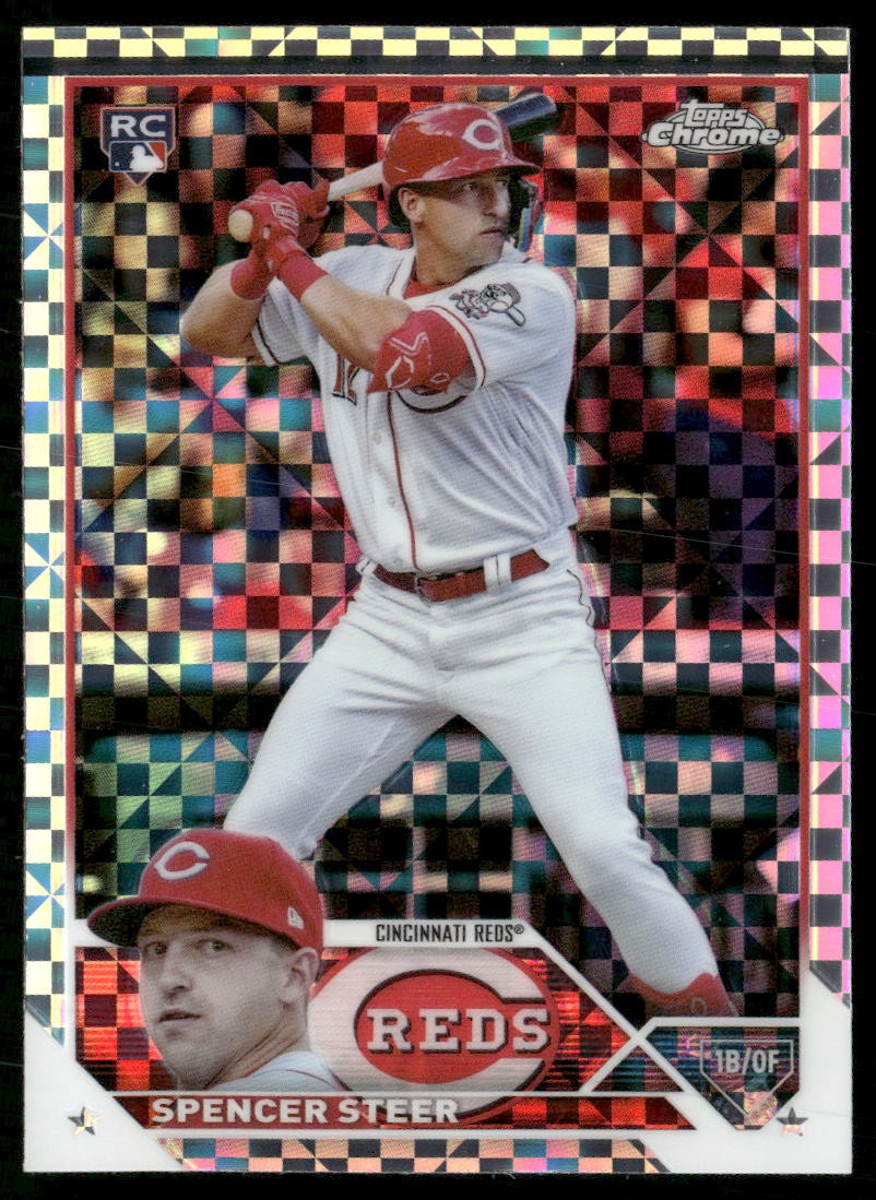 2023 Topps Chrome #146 Spencer Steer Cincinnati Reds X-Fractors