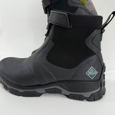 NEW The Original Muck Boot Company Men's Black Apex mid zip Ankle boot sz 14