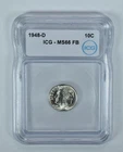 1948-D Roosevelt Dime MS66 FB ICG *9272