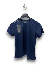 hummel Damen T-Shirt Gr. M Laufshirt Blau Spo...