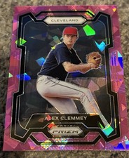 2024 Panini Prizm - Alex Clemmey #94 Pink Ice Prizm (RC) Cleveland Guardians
