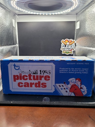 1986 Topps Vending Box 500 Unsearched Cards (CB)