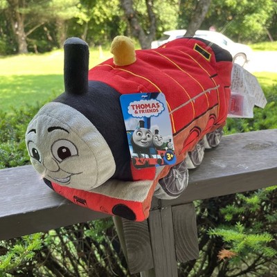 Thomas the Train & Friends JAMES Plush Stuffed Toy Pillow Red #5 Engine 16''