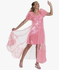 Wicked Glinda Costume Womens XL 16/18 Pink Deluxe Disguise Wizard Of Oz Ruffle