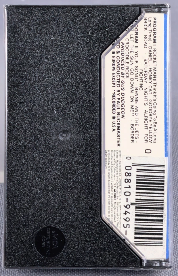 Elton John “Elton John's Greatest Hits” Sealed Cassette Compilation MCA Records - Image 2 of 4