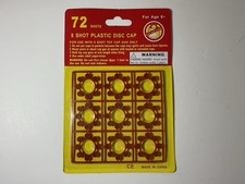 8 Shot Plastic Disc Cap 72 Total Shots Ammo For Toy Cap Gun