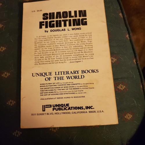 Shaolin Fighting Theories & Concepts Book 1976 - Picture 6 of 6