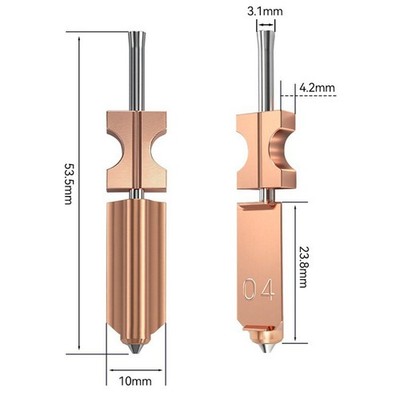 Ersatzdüsensatz für Flashforge AD5X mit 1 Düse 2 Abdeckungen und 2 Bürsten