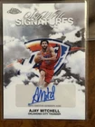 Topps Chrome 2025-26 Sky-Write Signatures Ajay Mitchell Autograph SWS-AM Thunder