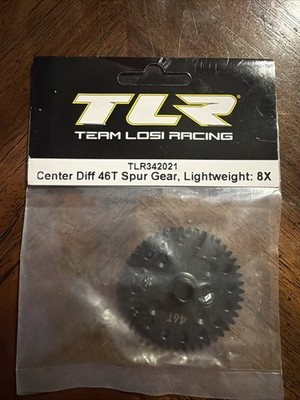 Team Losi Racing Center Diff 46T Spur Gear Lightweight: 8X - TLR342021