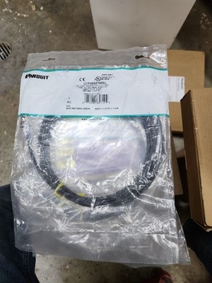 Panduit STP6X2MBL Patch Cord, Cat 6A, Copper, 10 GB S/FTP, 78.74''L CM/LSZH Black