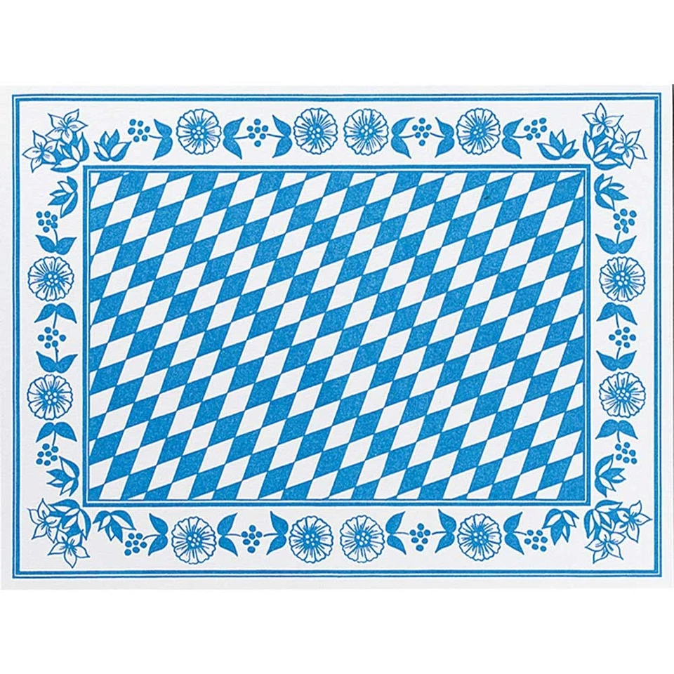 Duni Dunicel Tischset 30×40 Bayerische Raute 100 Stück Oktoberfest Tisch Deko - Bild 1 von 1