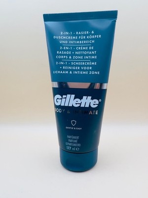 Gillette Intimate Body & Intimate 2-in-1 Rasier-und Duschcreme 177ml *NEU*