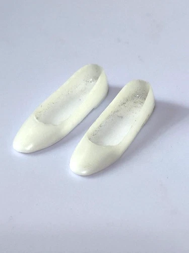Vintage Skipper Skooter White Flats Shoes Japan Lot C