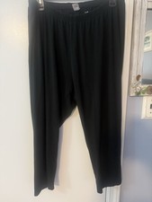EUC Women  s J.Jill Pima Capri Leggings Lounge/Athletic Black Size 2X