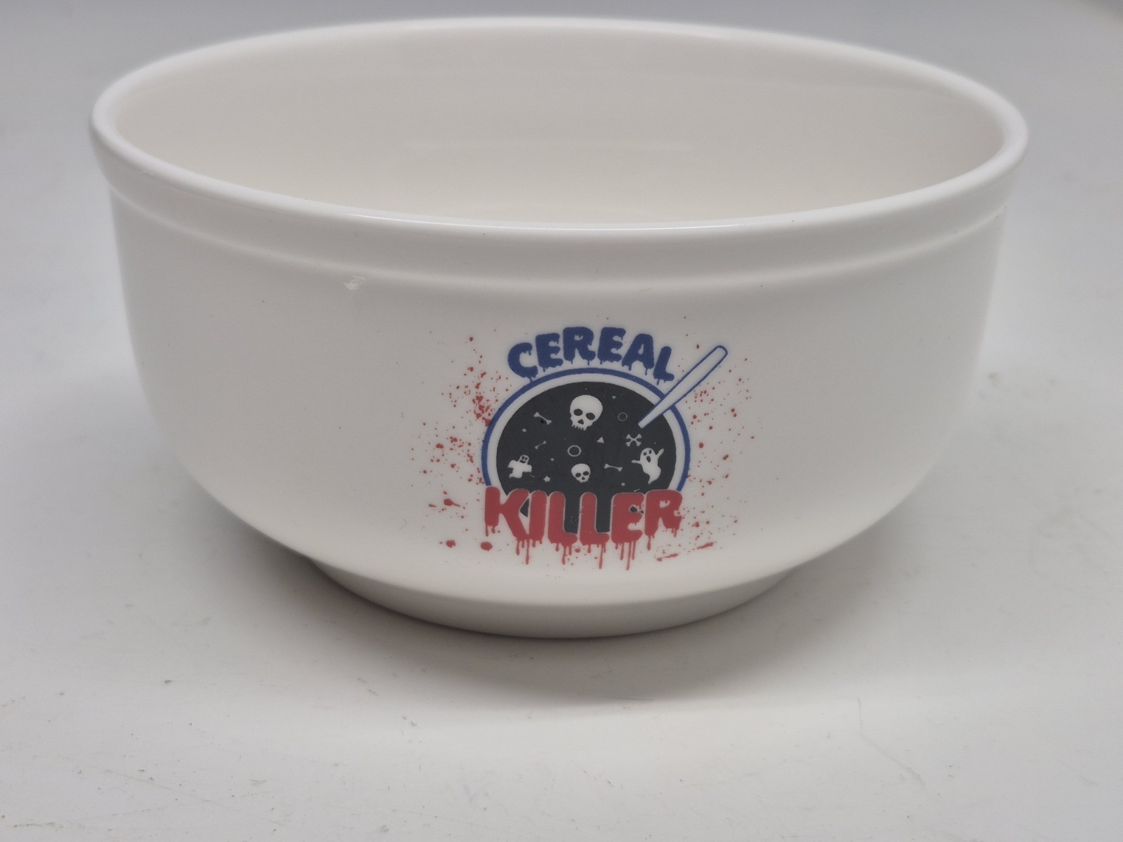 Cereal Killer Bowl Ceramic Novelty Skull Pattern 