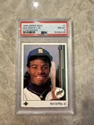 1989 UPPER DECK STAR ROOKIE #1 KEN GRIFFEY JR. RC MARINERS HOF PSA 8 NM-MT Card