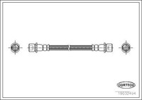 Corteco Bremsschlauch Hinterachse FüR Subaru
