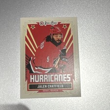 O-Pee-Chee 2025-26 Jalen Chatfield #361 Hurricanes Base Set NHL Card