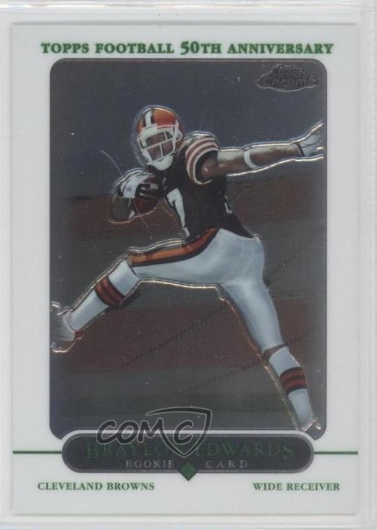 2005 Topps Chrome Braylon Edwards #174 h3a