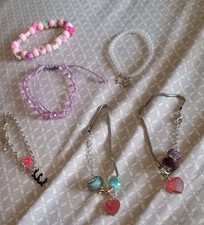 Lot Of 6 Girls Bracelets