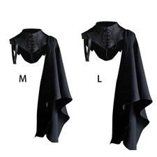Medieval Armor Cloak Single Shoulder Retro Cape Gothic Punk Renaissance Costume
